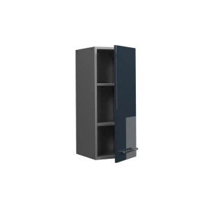 Hängeschrank Fame-Line Dunkelblau Hochglanz 30 cm livinity®
