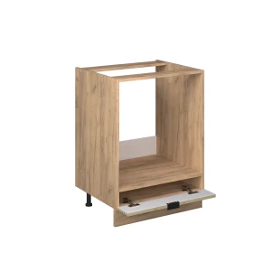 Herdumbauschrank Fame-Line Eiche Paneel 60 cm ohne Arbeitsplatte livinity®