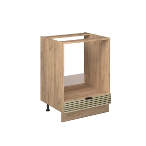 Komfurindbygningsskab Fame-Line Panel i eg 60 cm uden bordplade Vicco