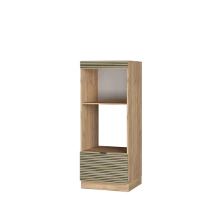 Mikrobølgeovnsskab Fame-Line Panel i eg 60 cm åben Vicco