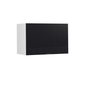 Hængeskab Fame-Line Sort stribet 60 cm Flad Vicco