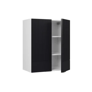 Hängeschrank Fame-Line Schwarz gestreift 60 cm livinity®