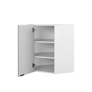 Eckhängeschrank Fame-Line Hellblau-grau 57 cm livinity®