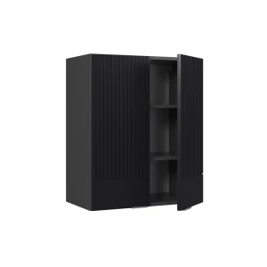 Hängeschrank Fame-Line Schwarz gestreift 60 cm livinity®