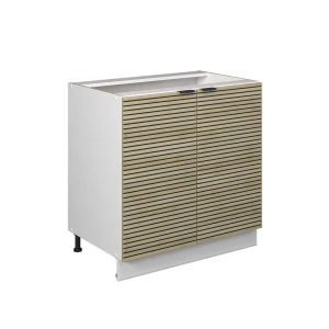 Vaskeskab Fame-Line Panel i eg 80 cm med hylde, uden bordplade Vicco