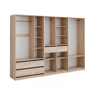 Szafa Elmo Sonoma 280 x 200 cm Zestaw 3 Vicco