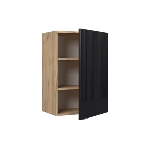 Hängeschrank Fame-Line Schwarz gestreift 50 cm livinity®