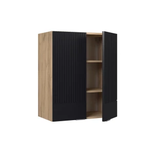 Hängeschrank Fame-Line Schwarz gestreift 60 cm livinity®
