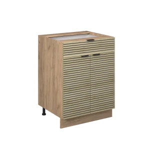 Køkkenskab Fame-Line Panel i eg 60 cm med skuffe, uden bordplade Vicco