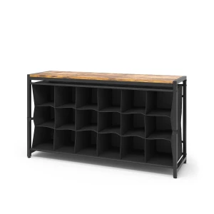 Kenkäkaappi Fyrk Maalaismainen tammi 100x54.5 cm Vicco