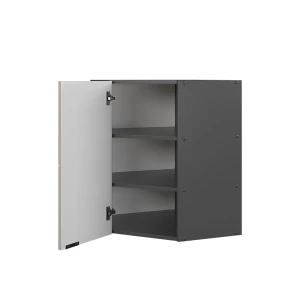 Eckhängeschrank Fame-Line GrauBeige 57 cm livinity®
