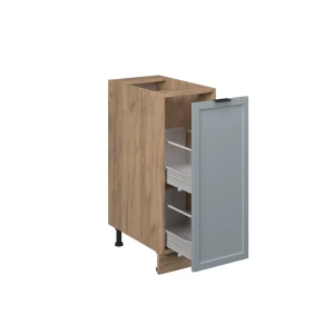 Apothekerschrank Fame-Line Hellblau-grau 30 cm ohne Arbeitsplatte livinity®