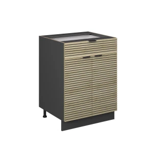 Køkkenskab Fame-Line Panel i eg 60 cm med skuffe, uden bordplade Vicco