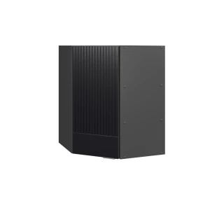 Hjørnehængeskab Fame-Line Sort stribet 57 cm Vicco