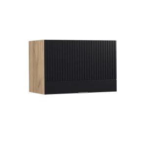 Hængeskab Fame-Line Sort stribet 60 cm Flad Vicco