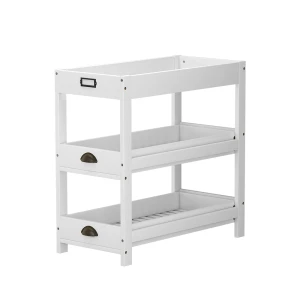 Opbevaringsreoler  Legum Hvid 33 x 66 cm med 3 hylder Vicco