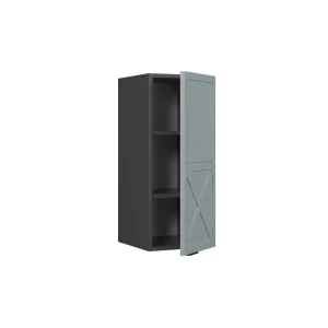Hängeschrank Fame-Line Hellblau-grau 30 cm livinity®