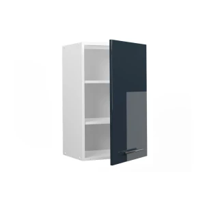 Hängeschrank Fame-Line Dunkelblau Hochglanz 45 cm livinity®