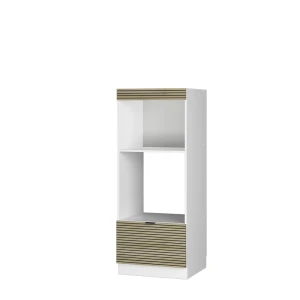 Mikrobølgeovnsskab Fame-Line Panel i eg 60 cm åben Vicco