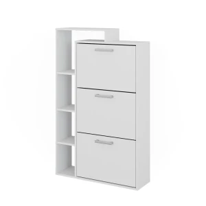 Skokurv Orlando Hvid 80 x 128.3 cm med 3 rum Vicco
