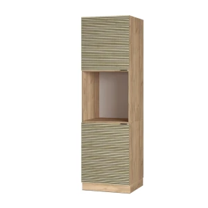 Komfurindbygningsskab Fame-Line Panel i eg 60 cm åben Vicco