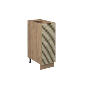 Apotekerskab Fame-Line Panel i eg 30 cm uden bordplade Vicco
