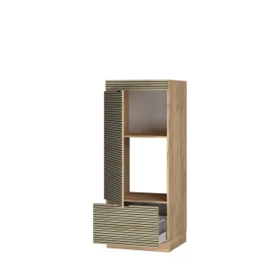 Mikrowellenschrank Fame-Line Eiche Paneel 60 cm livinity®