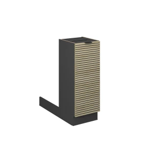 Køkkenø Fame-Line Panel i eg 30 cm uden bordplade Vicco