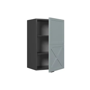 Hängeschrank Fame-Line Hellblau-grau 45 cm livinity®