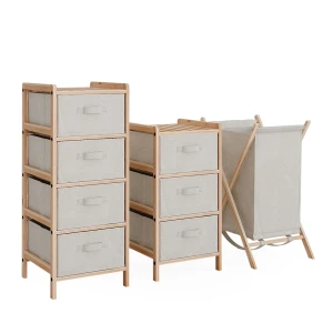 Badeværelsesmøbelsæt Bruno Beige 3 dele Vicco