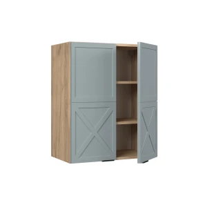 Hängeschrank Fame-Line Hellblau-grau 60 cm livinity®