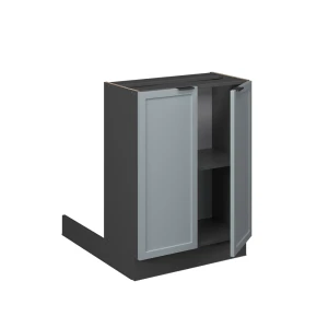 Kücheninsel Fame-Line Hellblau-grau 60 cm ohne Arbeitsplatte livinity®
