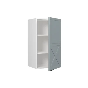 Hängeschrank Fame-Line Hellblau-grau 40 cm livinity®
