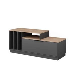 Lowboard Betti Antracit/Sonoma 120 x 49.9 cm med 1 dør Vicco