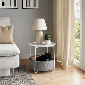 Couchtisch Liva Weiß 47 x 50 cm livinity®