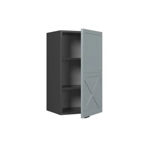 Hängeschrank Fame-Line Hellblau-grau 40 cm livinity®