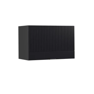 Hængeskab Fame-Line Sort stribet 60 cm Flad Vicco