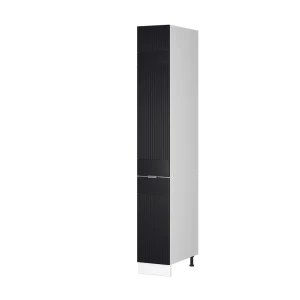 Apotekerskab Fame-Line Sort stribet 30 cm Vicco