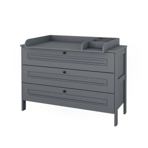 Vauvan vaihtopöytä Ajaton Harmaa 133x98.4 cm 3 laatikolla Vitalispa