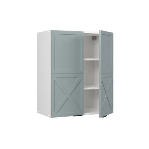 Hängeschrank Fame-Line Hellblau-grau 60 cm livinity®