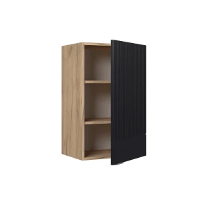 Hängeschrank Fame-Line Schwarz gestreift 45 cm livinity®