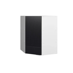 Hjørnehængeskab Fame-Line Sort stribet 57 cm Vicco