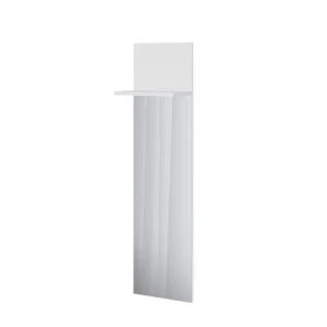 Vægknagerække Siri Hvid 36 x 135 cm med spejl Vicco