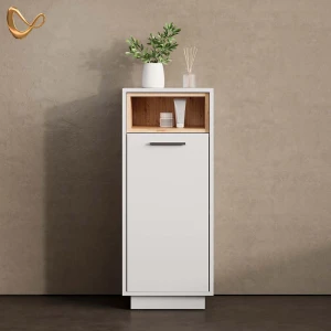 Midischrank Temo Weiß 30 x 93 cm livinity®