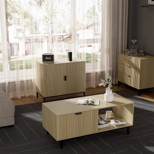 Couchtisch Lennox Eiche 110 x 50 cm livinity®