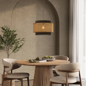 Deckenlampe Morten Schwarz 45 x 31 cm livinity®