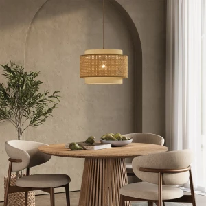 Deckenlampe Morten Creme 45 x 31 cm livinity®