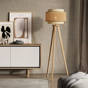 Stehlampe Morten Creme 45 x 142 cm livinity®