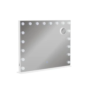 Toiletbordsspejl  Greta Hvid 80 x 61 cm med LED-belysning Vicco