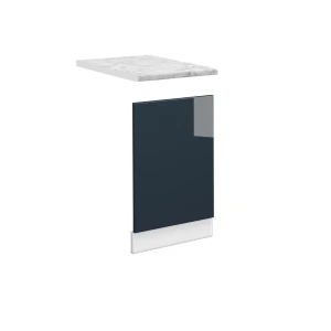 Panel przedni Fame-Line Ciemnoniebieski wysoki połysk 45 cm , BP Marmur Vicco